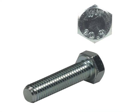 SET SCREW HEX HD 10.9 ZINC M12-1.75 X 20MM